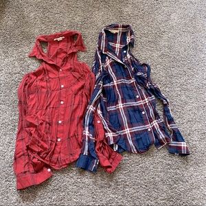 Seven sisters women cold sholder tops bundle